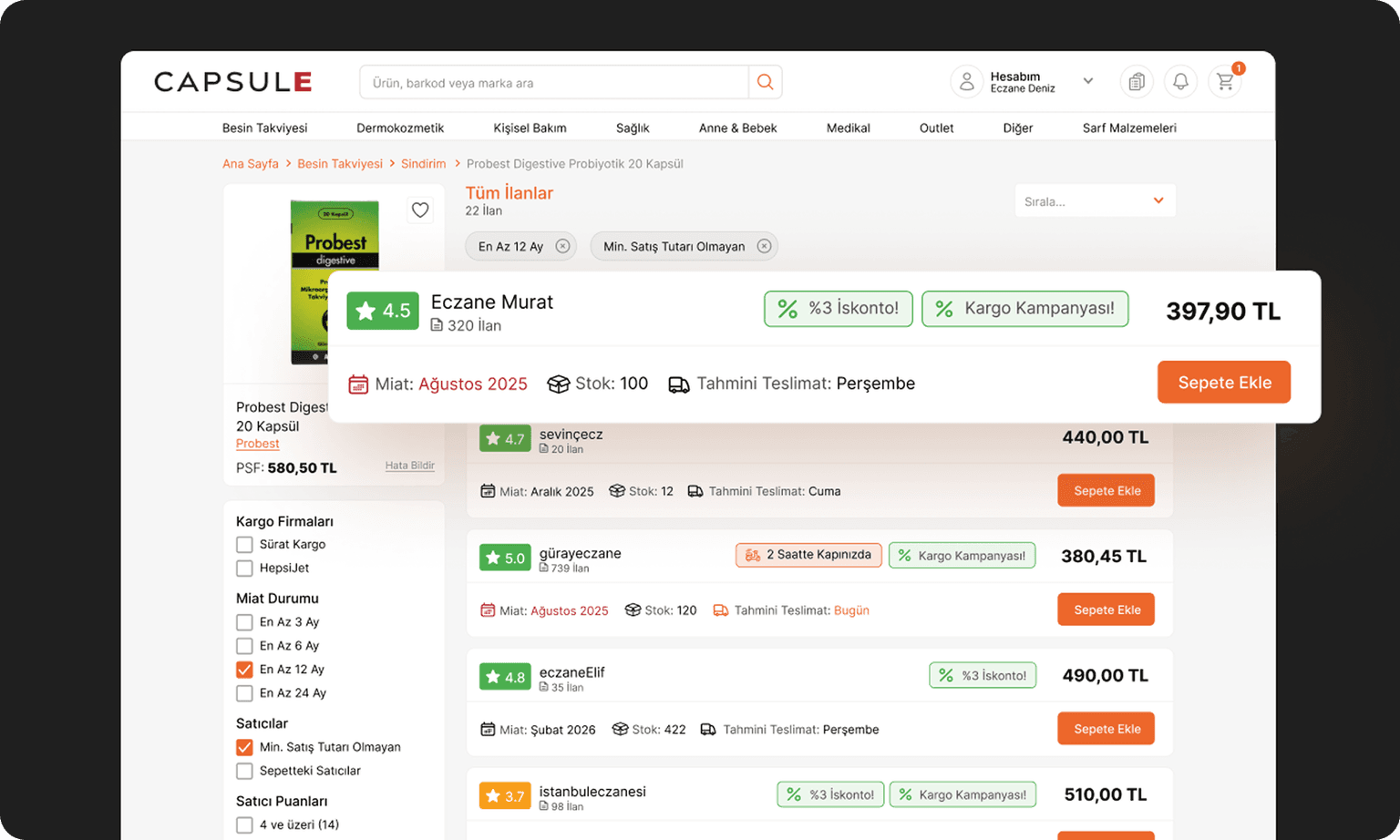 Fast Product Discovery Banner